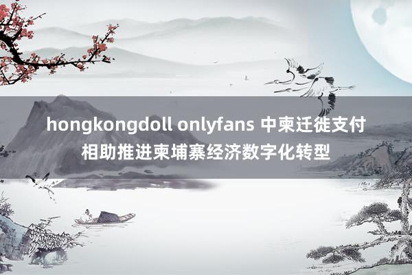 hongkongdoll onlyfans 中柬迁徙支付相助推进柬埔寨经济数字化转型