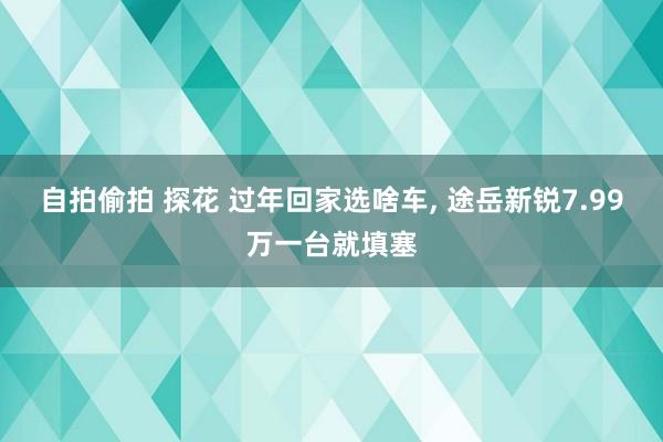 自拍偷拍 探花 过年回家选啥车， 途岳新锐7.99万一台就填塞